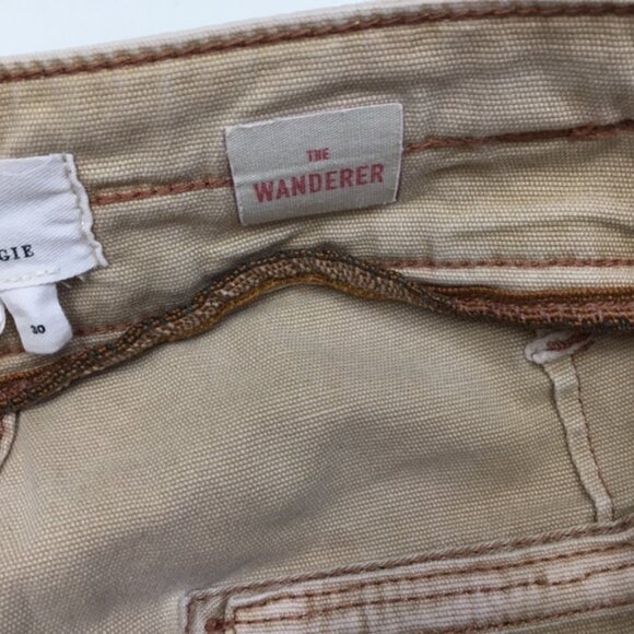 ANTHROPOLOGIE Beige/Tan THE WANDERER Cargo Pockets Pant Jeans - Picture 3 of 13